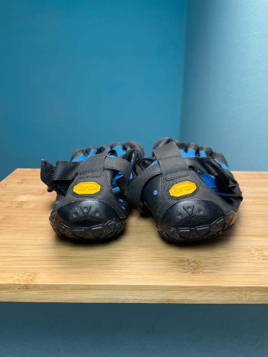 Vibram FiveFingers V-Aqua Blue Black Water Shoes 19M7301 49 13-14 EUC! main image 8